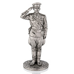 Оловянный солдатик миниатюра "Гвардии капитан Красной Армии"